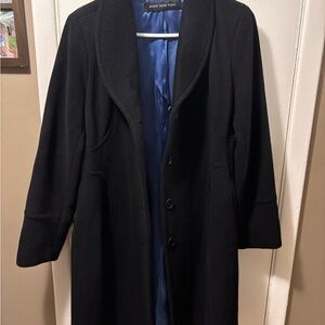 Black Wool Blend Lady’s Coat